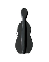 Vivo V703-44BK Polycarbonate Cello Case to suit 4/4 - Black