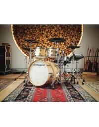 Roland VAD-716GNSDW V-Drums Acoustic Design Drum Kit Gloss Natural w/ DW 3000 Series Hardware