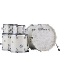 Roland VAD-716PW V-Drums Acoustic Design Drum Kit Pearl White