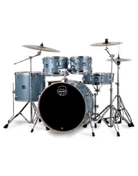 Mapex VE5295FTCVI Venus 5-Piece Drum Kit w/ Cymbals & Hardware Aqua Blue Sparkle