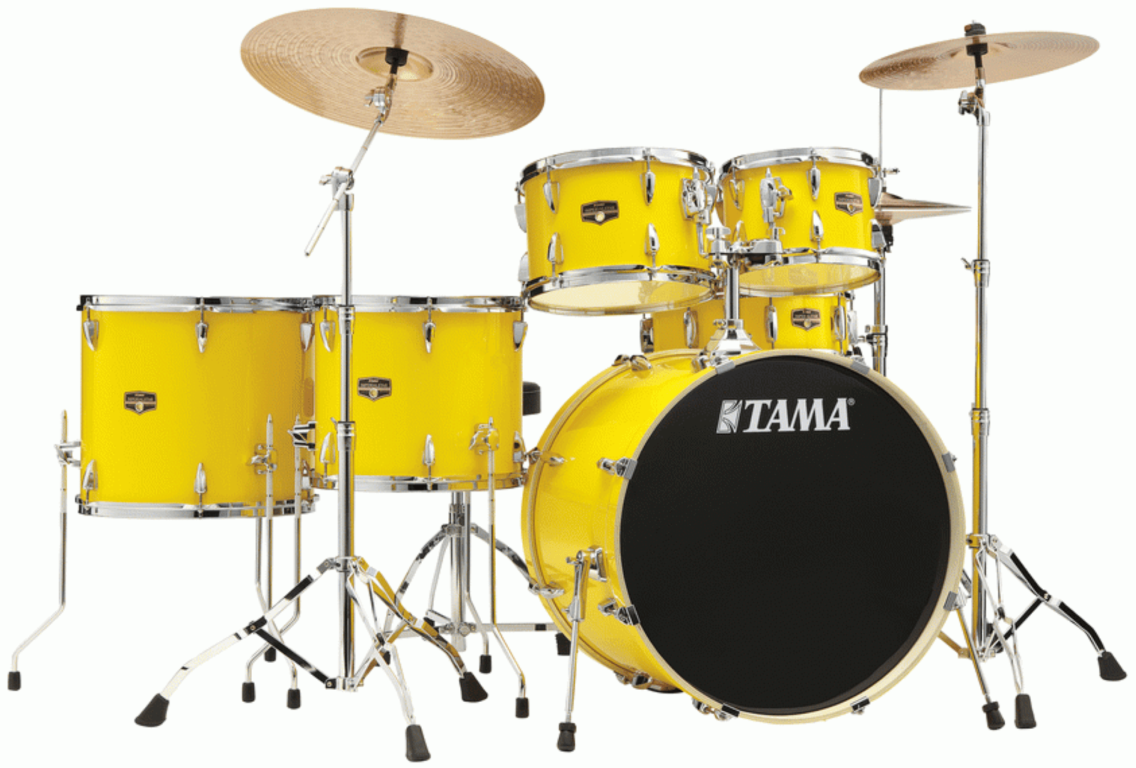 Tama IP62H6W ELY Imperialstar Poplar 6-Piece Drum Kit Electric Yellow