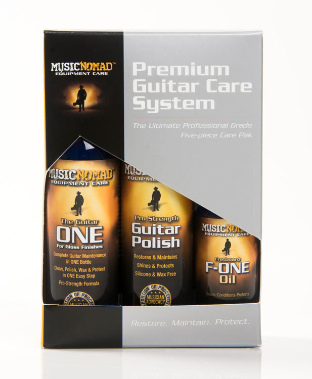 Music Nomad MN125 F-One Unfinished Fretboard Care Kit - Oil, Cloth