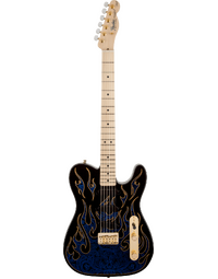 Fender American James Burton Signature Telecaster MN Blue Paisley Flames