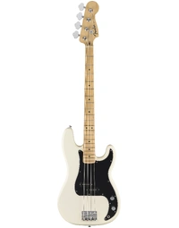 Fender MII Standard Precision Bass MN Black Pickguard Olympic White