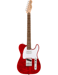 Squier Affinity Flame Top Telecaster FMT SH LRL Crimson Red Transparent