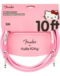 Fender x Hello Kitty 10' Instrument Cable Pink