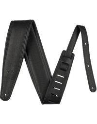 Fender 3.5" Premium Leather Strap Black