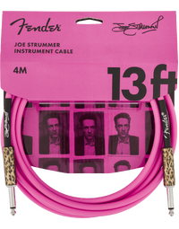 Fender Joe Strummer Signature 13' Instrument Cable Pink Leopard