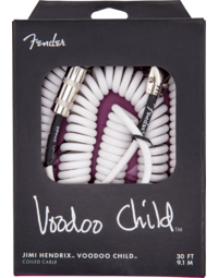 Fender Hendrix Voodoo Child Cable, White 25ft