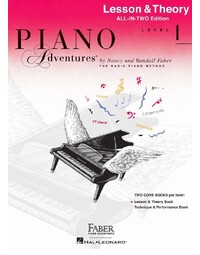 PIANO ADVENTURES ALL IN TWO 1 LESSON THEORY