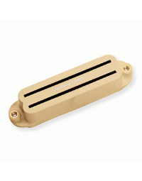 Seymour Duncan SHR-1B Hot Rails for Strat Bridge Single-Coil-Sized Humbucker Cream