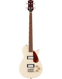 Gretsch Streamliner Jet Club Bass Single-Cut Short Scale LRL Vintage White