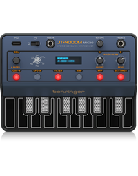 Behringer JT-4000M Micro 16-Key 4-Voice Hybrid Analogue/Digital Mini Synth Keyboard with Mini