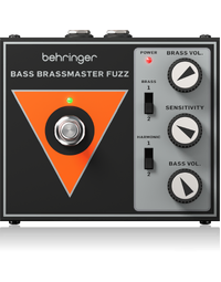 Behringer Bass Brassmaster Fuzz Vintage-Style Octave Bass Fuzz Pedal