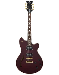 EVH SA-126 Standard Semi-Hollowbody Hybrid Wine Red