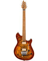 EVH Wolfgang Special QM Baked MN Tiger Eye Glow