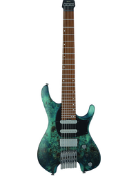 Ibanez Premium Q547PB 7-String Headless Electric Guitar Cosmic Blue Low Gloss