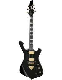 Ibanez Premium FRM350 Black Paul Gilbert Signature Fireman Electric Guitar Black