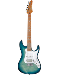 Ibanez AZ22S1F TXB Flame Top Electric Guitar Transparent Turquoise Burst