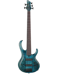 Ibanez BTB945 COL 5-String Burl Top Electric Bass Cosmic Blue Low Gloss