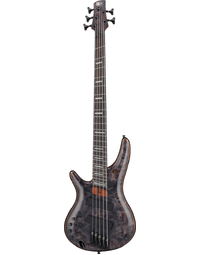 Ibanez Bass Workshop SRMS805L DTW 5-String Multi-Scale Left-Handed Burl Top Electric Bass Deep Twilight