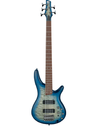 Ibanez SR405EQM SCB 5-String Quilt Top Electric Bass Stained Cosmic Blue Starburst