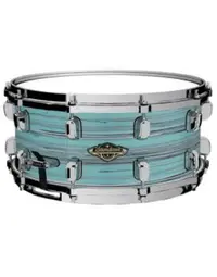 Tama WBSS65 LLO Starclassic Walnut/Birch 14 x 6.5" Snare Drum Lacquer Arctic Blue Oyster