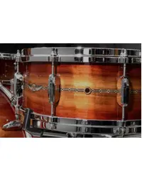 Tama TBS146SRBB Star Bubinga / Blackwood 14" x 6" Snare Drum Limited Edition Red Blackwood Burst