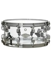 Tama MBAS65BN CI 50th Anniversary Starclassic Mirage 14" x 6.5" Acrylic Snare Drum Crystal Ice Limited Edition