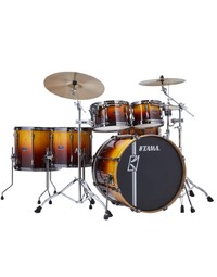 Tama ML62HZBS PSFP Superstar Hyperdrive Maple 6-Piece Drum Kit Limited Edition Sunset Fade Lacebark Pine