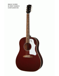 Gibson '60s J-45 Original Left-Handed Wine Red - OCRS4560WRNL