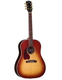 Gibson J-45 Standard Rosewood Solid Spruce / Rosewood Dreadnought Acoustic w/Pickup Rosewood Burst Left Handed - MCRS45RWRBL