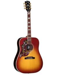 Gibson Hummingbird Standard Rosewood Solid Spruce / Rosewood Dreadnought Acoustic w/ Pickup Rosewood Burst Left Handed - MCSSHBRWRBL