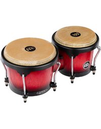 Meinl HB100WRB 6 3/4" & 8" Wood Bongo Wine Red Burst