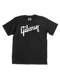 Gibson Distressed Logo Tee XXL - GA-BLKTXXL