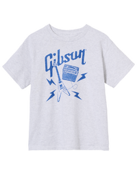 Gibson Kid's Flying V Tee (Gray) Small - GA-Kid's-TEE-V-SM