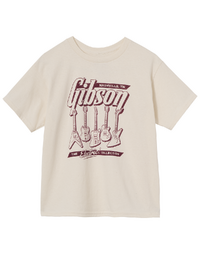 Gibson Kid's Electric Collection Tee Cream Small - GA-Kid's-TEE-ELC-SM