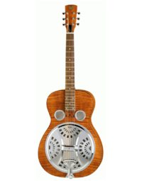 Epiphone Dobro Hound Dog Deluxe Round Neck Vintage Brown - DWHOUNDLX