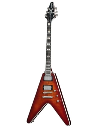 Epiphone Prophecy Flying V Aged Bengal Tiger Burst