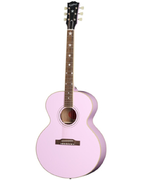 Epiphone Inspired By Custom Shop J-180 LS Solid Spruce / Mahogany Jumbo w/ Pickup Pink - ECJ180LSPNKNH1