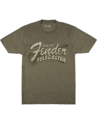 Fender Since 1951 Telecaster T-Shirt Military Heather Green L