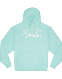 Fender Spaghetti Logo Hoodie Daphne Blue XL