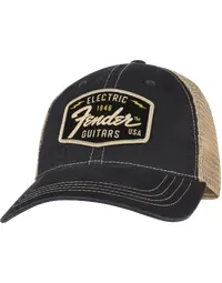 Fender Transition Logo Patch Hat Black/Stone One Size Fits Most