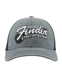 Fender Stratocaster Guitar Hat Heather Gray