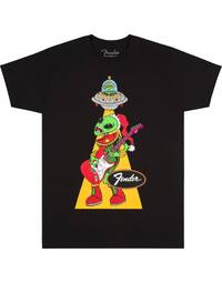 Fender Ugly Christmas T-Shirt Alien Black L