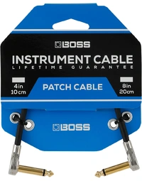 Boss BPC-4-3 Pancake Slimline Patch Cable 4' / 10cm (Pack of 3)