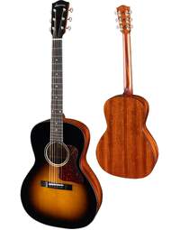 Eastman E1OOSS-DLX-SB Deluxe Solid Spruce/Sapele Slope Shoulder OO Acoustic Guitar w/ Pickup Sunburst