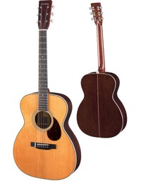 Eastman E20OM-MR-TC Traditional Thermo-Cured Solid Adirondack Spruce / Madagascar Rosewood Orchestra Acoustic Natural