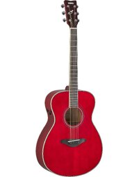 Yamaha FS-TA TransAcoustic Solid Top Concert Acoustic w/ Pickup Ruby Red