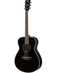 Yamaha FS820 Solid Top Concert Acoustic Guitar Black